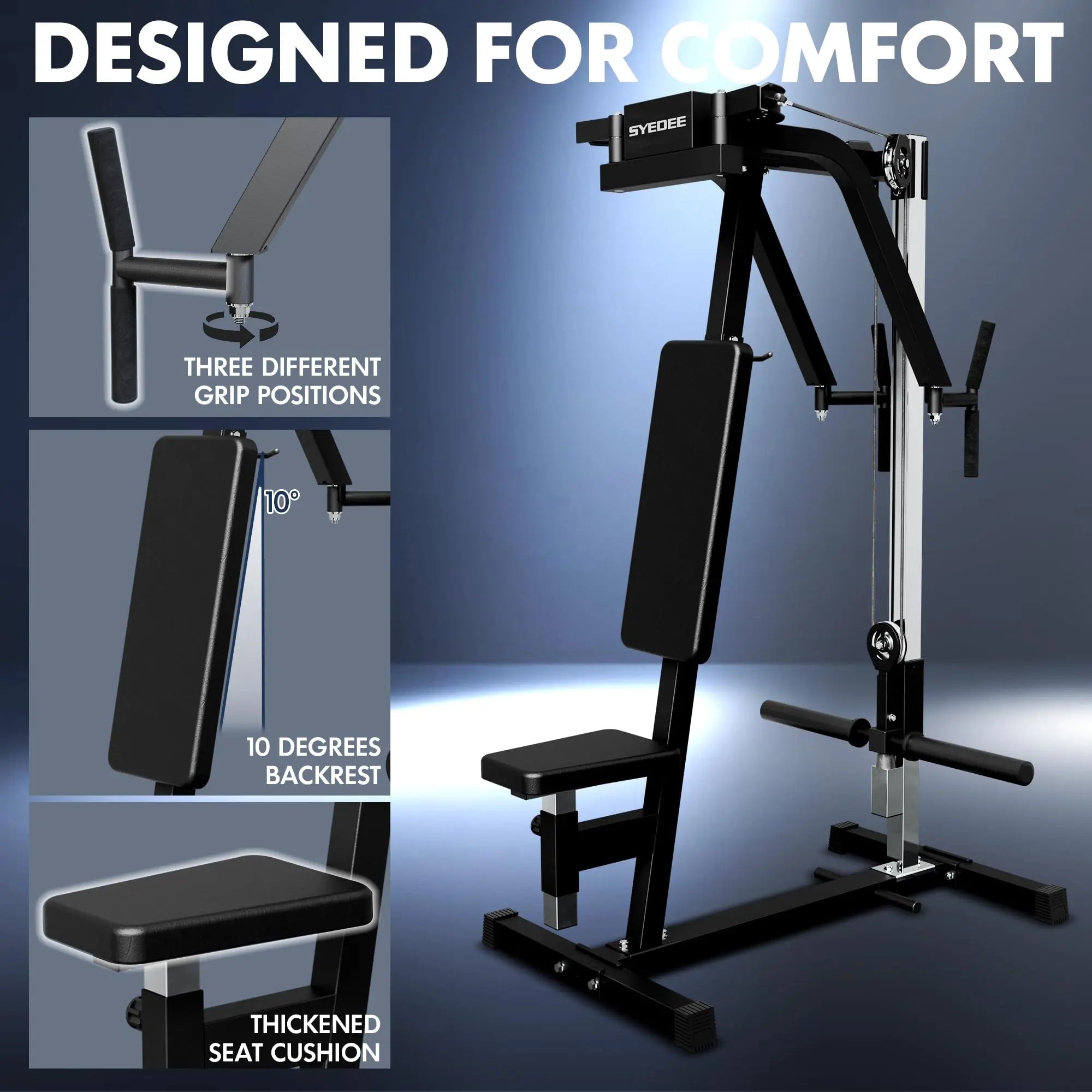 Chest Fly Machine, 350 Lbs Upper Body Specialty Machine for Pectoral and Rear Deltoid, Reverse Delt Machine, Chest, Back, and Shoulder Training for Home Gym Tricep Workout Equipment